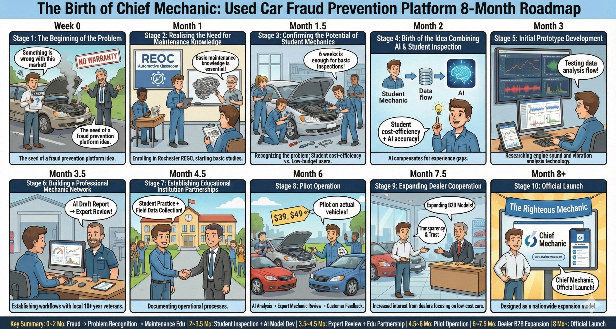 Chief Mechanic – 8-Month Fast-Track Roadmap